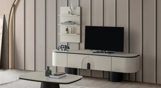 Product img 2, Pablo Ahşap Ayaklı Modern Tv Ünitesi